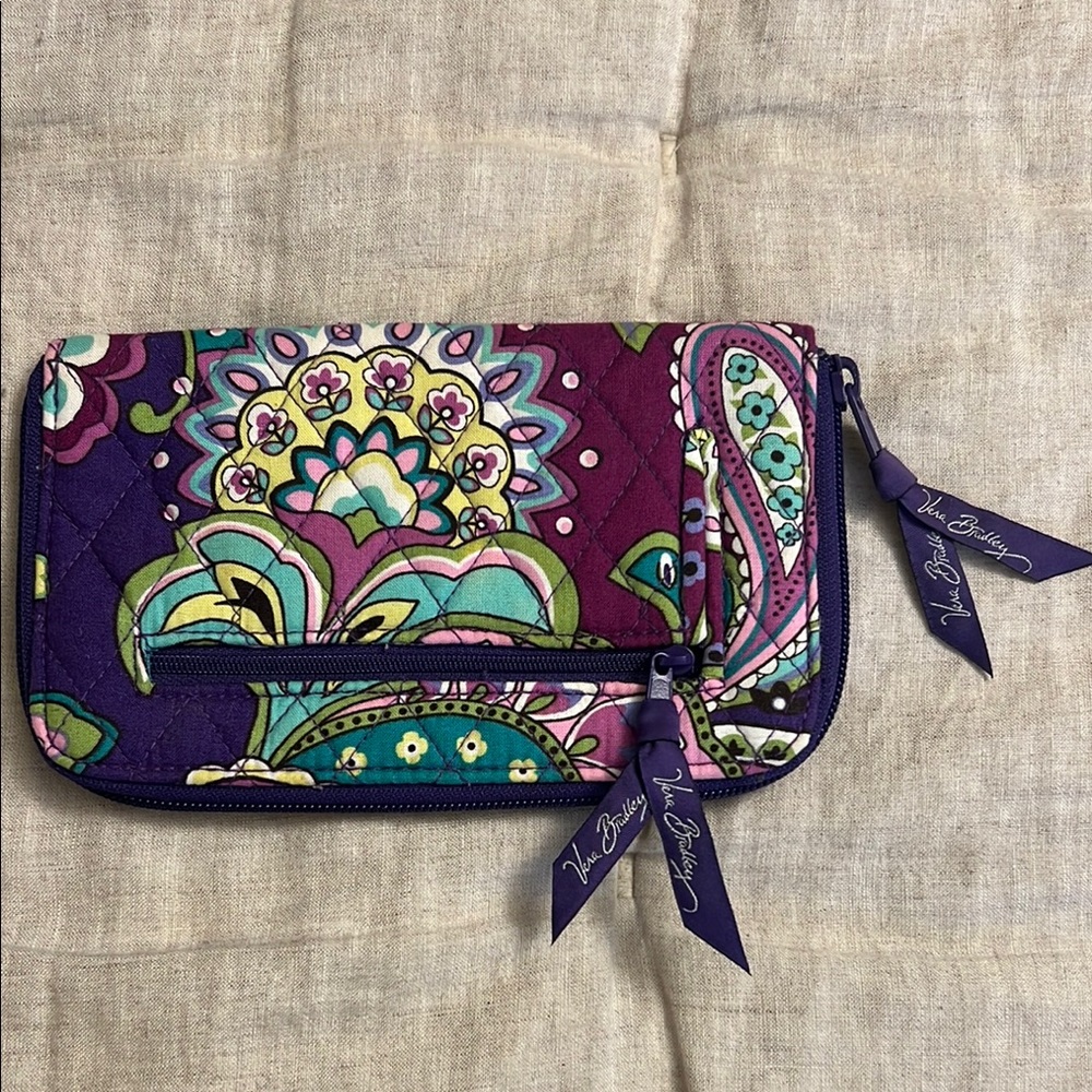 Vera Bradley Purple Floral Women's wallet